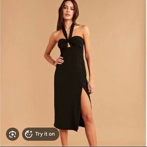 Abercrombie & Fitch Black Formal Dress